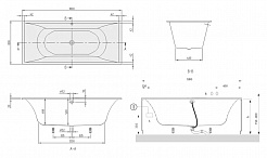 Villeroy & Boch Акриловая ванна La belle UBQ180LAB2V-01 alpin – фотография-4